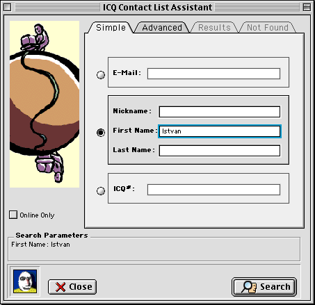 Search/Add users