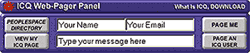 Web Pager Panel